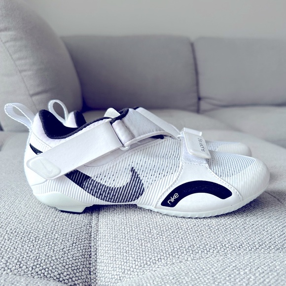 NEW Nike Superrep Cycle Shoes White Black size 7. - Picture 1 of 6